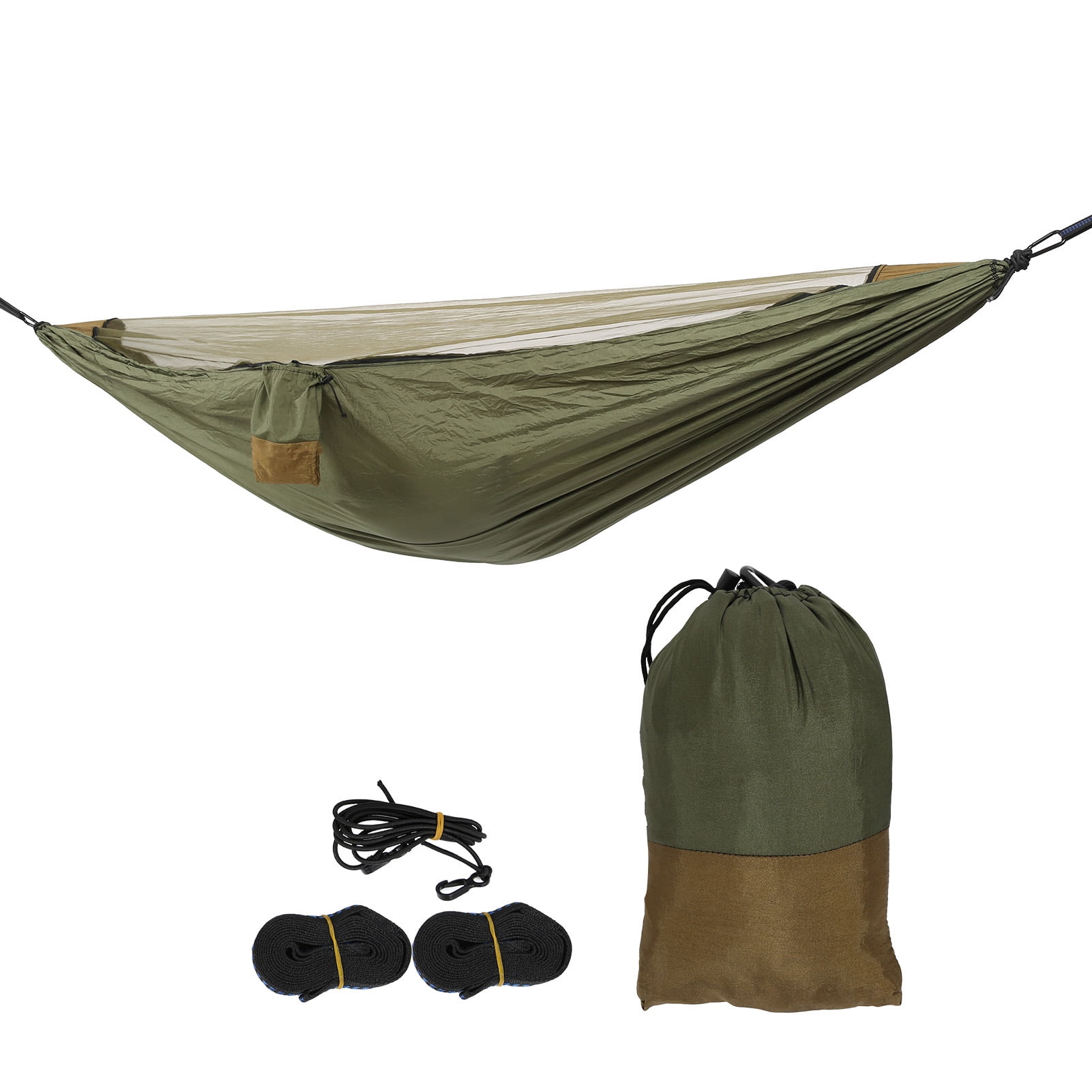 Single Hammock With Mosquito Netting, Portable Water Proof Packable