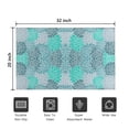 thumbnail image 5 of Turquoise Floral and Petal Pattern Door Rugs,Washable Non Slip Door Mats Indoor,Decorative Door Mats,Entry Mat Indoor for Entrance,Bedroom,Kitchen,Bathroom,20"x32", 5 of 6