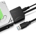 thumbnail image 4 of ENTSASMO SATA to USB 3.0 Adapter, External Hard Drive Converter Cable for 2.5" 3.5" HDD, SSD with Power Supply External Hard Drive Converter Cable, 4 of 9