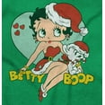 thumbnail image 2 of Betty Boop Christmas Mrs Santa Claus Girls Kids T Shirt Tees Teen Brisco Brands XS, 2 of 6