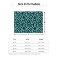 thumbnail image 5 of Rateoe Leopard 1 Pattern Flannel Throw Blanket, Ultra-soft Blanket for Bed, Couch, Car, Hypoallergenic Anti-pilling blanket-60"x50"(Horizontal), 5 of 6
