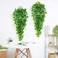 thumbnail image 3 of Happy date Artificial Ivy ,Ivy Garland Fake Vines UV Resistant Green Leaves Fake Plants Hanging Vines for Home Kitchen Wedding Party Garden Wall Room Decor,Simulation decorative flowers, 3 of 7