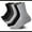 Black/Grey, variant on Body Glove Boys' Crew Socks - 6 Pack Soft Cushioned Ribbed Athletic Mid Calf Socks for Boys (M-XL)