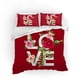 thumbnail image 2 of 3D Red Rose Love Funda de edredón Juego de ropa de cama Fundas de almohada 19, 2 of 2