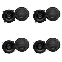 Hifonics Zeus 200 Watts 5.25 Inch 2 Way 4 Ohm Coaxial Speakers ZS525CX (4 Pack)