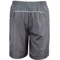 thumbnail image 2 of Spiro - Pantalones cortos de deporte transpirables Modelo Micro-Team hombre caballero - Gym/Running/Verano (Gris/ Verde lima), 2 of 3