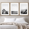 thumbnail image 2 of IDEA4WALL Framed Canvas Print Wall Art Set Black White Snowy Winter Mountain Landscape Nature Photography Modern Art Rustic Scenic for Living Room, Bedroom, Office - 24"x36"x3 Natural, 2 of 5