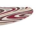 thumbnail image 5 of Contemporary Area Rug (7'10'' Round) Abstract Multi-Color Indoor Round Easy to Clean, 5 of 6