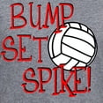 thumbnail image 3 of CafePress - Bump, Set, Spike Women's V Neck Dark T Shirt - Women's V-Neck Dark T-Shirt, 3 of 4