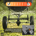 thumbnail image 5 of MoNiBloom Tow-Behind Seed Spreader, Broadcast Spreader for Spreading Fertilizer on Lawns Grass, Ice Melt on idewalks and Driveways, 125lb Capacity, Black, 5 of 9