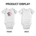 thumbnail image 3 of Dog Paw American Flag Cute Baby Clothes Bodysuit Boy Girl Unisex, 3 of 5