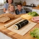 thumbnail image 5 of Aparatos de cocina, Accesorios de cocina, Utensilios de cocina, Esterilla de bambú para sushi de 24 cm, Superficies blancas, Superficies amarillas, Superficies verdes, Esterilla enrollable de plástico, 5 of 6