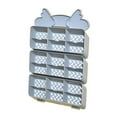 thumbnail image 2 of Rongfmy Socks Underwear Storage Hanging Stackable Separated 18 Compartments Divider Wall Gray, 2 of 9