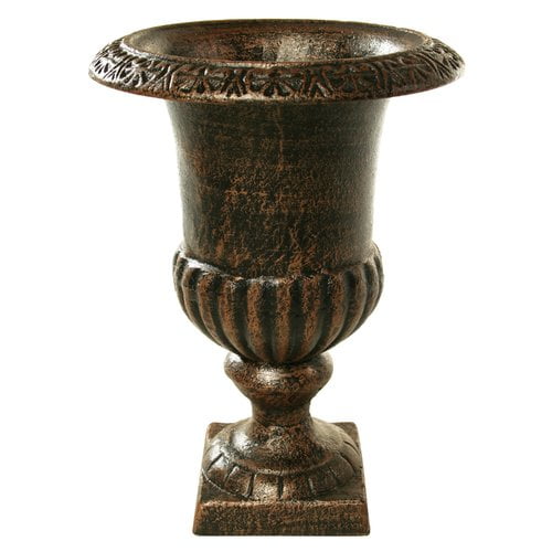 Oakland Living Roman Cast Iron Urn Planter - Walmart.com - Walmart.com
