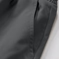 thumbnail image 4 of SOOMLON Cargo Shorts for Men Twill Big and Tall Chino Shorts with Pockets Elastic Waist Board Shorts Versatile Shorts, 4 of 8