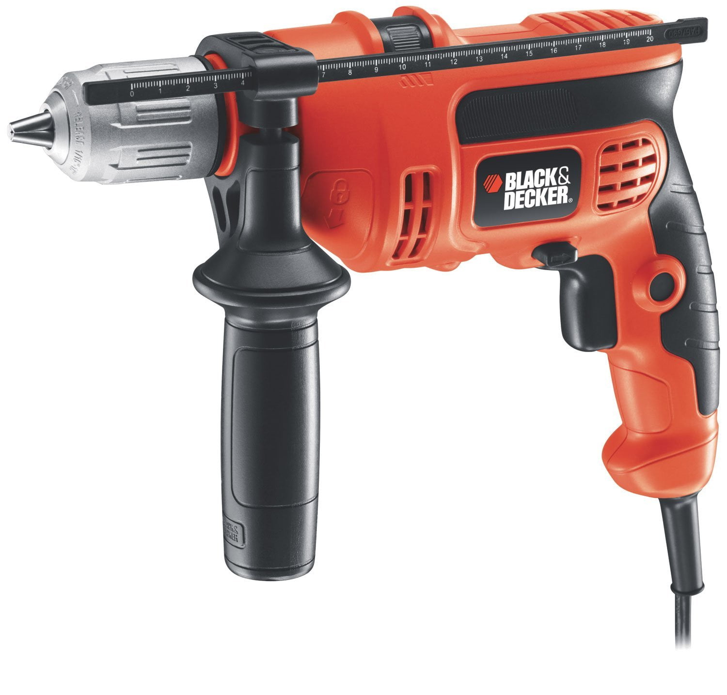 BLACK+DECKER Hammer Drill, 1/2-Inch, 6.0-Amp DR670 - Walmart.com