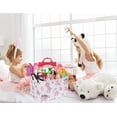thumbnail image 2 of Cesta de almacenamiento Sanjiaofen Pink Dinosaur 38 x 23 x 25 cm, 2 of 6