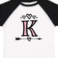 thumbnail image 4 of Inktastic Letter K Monogram Tribal Arrow Girls Toddler T-Shirt, 4 of 5