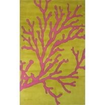 Calypso 06 8x11 Gold Handtufted Wool Area Rug