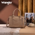 thumbnail image 6 of Montana West Wrangler Aztec Tote Bag for Women Western Shoulder Purse Stylish Top Handle Handbag, Tan, 6 of 7