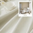 thumbnail image 2 of Beige Curtains 72 Inch Length 2 Panels Set-Faux Linen Textured Back Tab Loop Hook Belt Pleated Tall Drapes for Living Room Dining,50 Wide x 72 Long, 6 FT, 2 of 15