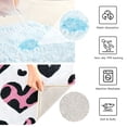 thumbnail image 6 of IAUYY 24x20 Inch Bath Mat Thick Soft Plush Shower Mat TPR Backing Material Non Slip Bath Mats for Bathroom for Tub Shower Hotel Leopard Print Miller Style, 6 of 9