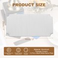 thumbnail image 2 of Uxcell 12 Pcs Placas de Nombre en Blanco, 2 x 1" Placa de Metal Grabada con Adhesivo Fuerte, 2 of 6