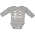 thumbnail image 3 of Inktastic Shakespeare Be Not Afraid of Greatness Boys or Girls Long Sleeve Baby Bodysuit, 3 of 5