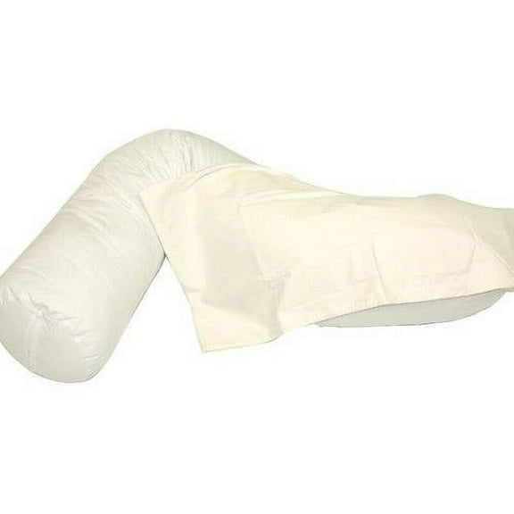 Jobri BetterRest Pillowcase for Body Pillow, 100 Percent Ecru Cotton