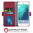 thumbnail image 2 of Étui de Téléphone Mobile pour Google Pixel 3, Étui en Cuir, Étui à Rabat Google Pixel 3, Étui de Téléphone Mobile pour Google Pixel 3, Rouge, 2 of 6