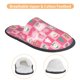 thumbnail image 3 of Fotbe Pink Christmas Cheer Pantuflas Peludas para Mujer con Estampado, Zapatillas de Peluche, Zapatos de Invierno para Casa, Uso Interior y Exterior-Medium, 3 of 8