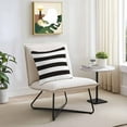 thumbnail image 3 of Simple Stripe Outdoor Pillow Covers Set of 2 Black and White Waterproof Throw Pillow Case Decorative Square Cushion Cover for Patio Couch Garden Balcony, 18"x18", 3 of 9