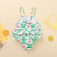 thumbnail image 3 of FRSASU Clearance Toddler Baby Kids Girls Floral Print One-Piece Swimsuit Bathing Beach Swimwear, 3 of 8