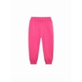 thumbnail image 3 of Bellafa Toddler Girls Cotton Sweatpants Embroidery Prints Drawstring Waist Casual Joggers Pants for Kids 2-7Y, 3 of 8