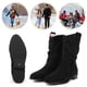 thumbnail image 1 of Botas Puntiagudas Cortas Con Tobillo Antideslizantes para Mujer Uso Diario Rojo, 1 of 9