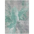 thumbnail image 2 of Addison Rugs Chantille Indoor/Outdoor Transitional Modern Teal Washable Rectangle Rug, 5' x 7'6", 2 of 6