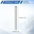 thumbnail image 2 of 10 Pcs 1/8x1-1/4" Dowel Pins, Bearing Steel Cylindrical Dowel Pins Shelf Support Peg Pin Rod Fasten Elements Metal Shelf Pegs, 2 of 6