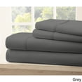 thumbnail image 3 of Twin XLPremium DDouble Brushed 4 Piece Sheet Set - Light Gray - CASE OF 12, 3 of 5