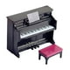 thumbnail image 2 of Juguete vívido Muñeca de juguete Piano con silla Modelo de instrumento musical Juego de simulación para W, 2 of 7