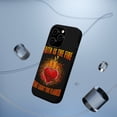 thumbnail image 5 of DistinctInk Tough Case for Apple iPhone 15 PRO (6.1" Screen), Compatible with MagSafe Charging - Faith Is Fire Light Flames, 5 of 6