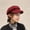 Red, variant on ZSQDM Women's Fashion beret Woolen Painter Cap All-Match berets beanies beach Hat berets Wig Grip Cap