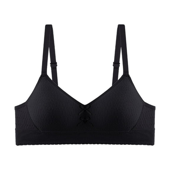 OGLCCG Girls Training Bras Adjustable Straps Starter Teens Sports Bras Breathable Wireless Light Padded Bralette for Girls 14-18 Years