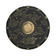thumbnail image 3 of LNWH Boho Sun and Moon Astrology Pattern Waterproof Spare Tire Cover, Universal Spare Tire Wheel Covers 14 inch, 3 of 8