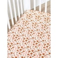 thumbnail image 5 of Modern Moments by Gerber Baby & Toddler Girl Ultra Soft Fitted Crib Sheet, Ivory Floral, 5 of 9