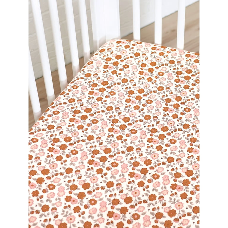 Vintage floral 2025 cot sheet