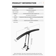 ROCKBROS Road Bicycle Fenders Set Adjustable Quick Release Lightweight Rear Front Bike Mud Guard