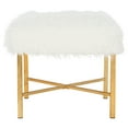 thumbnail image 4 of Safavieh Horace Faux Sheep Skin X-Square Bench, Multiple Colors, 4 of 7