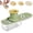 Green, variant on Garlic Slicer Super Thin, 3 in 1 Garlic Grinder and Slicer with Container, Mini Garlic Slicer for Home Chef