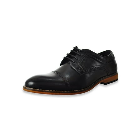 

Stacy Adams Boys Dickinson Oxford Dress Shoes (Sizes 13 - 7) - black 4 youth