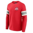 thumbnail image 2 of Men's Darius Rucker Collection by Fanatics Scarlet Ohio State Buckeyes Waffle-Knit Raglan Long Sleeve Henley T-Shirt, 2 of 6